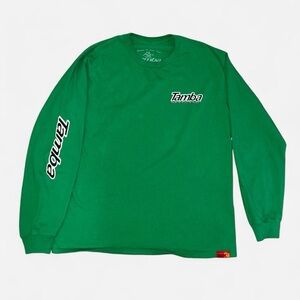 Tamba Surf Co Kauai Green Long Sleeve Graphic Tee Size L